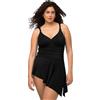 Ulla Popken Donna Costume Intero Nero 46