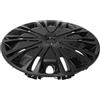 RUNROTOO Copricerchi Decorativi 15 Pollici in PP per Ruota Auto Neri | Installazione Semplice, Protegge da Sporco e Detriti, Stile Elegante, Adatto a Mozzo e Cerchio da 15 Pollici