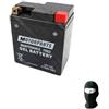 MOTO SPORT MONDO BATTERIA YTZ8V 12VOLT 7AH AMPERE MOTORPARTS SPEDITA GIA' PRONTA E CARICA COMPATIBILE CON HONDA SH MODE CBS 125 anno dal 2021 al 2025 BATTERIE PER MOTO SCOOTER 113X70X130MM