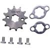 Trkimal Pignone Catena Anteriore Moto Per 50cc 70cc 90cc 110cc 125cc Dirt Pit Bike Mini Bike TaoTao Roketa Coolster Sunl Lifan Loncin ATV Quad 4 ruote ciclomotori(428-12T, 17 MM)