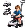 AIYAPLAY Macchina per Bambini 2in1 Lamborghini a Spinta Maniglione e Barriera