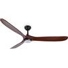 reiga 178cm Moderno ventilatore da soffitto a pale in legno massello
