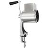 Beaudreaul Grattugia manuale da cucina, con 5 lame, tagliaverdure in acciaio inox, grattugia per formaggio con manovella, grattugia a tamburo per tagliare, tagliare, granulare ecc