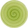 Generico Memento Table Set 6 piatti Dessert 21 cm in ceramica Made in Italy, dipinti a mano (Lime, Dessert)