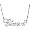 RONKAH Collana con ciondolo personalizzato con nome personalizzato con cuore collana personalizzata miglior regalo per le donne Natale San Valentino festa della mamma compleanno AU