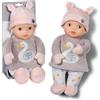 Baby Annabell Sweetie, morbida bambola in tessuto di 30 cm color malva con sonaglio integrato, per neonati, 710715 Zapf Creation