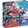 Clementoni - Puzzle 180 Pezzi Brawl Stars, per Bambini 7+ Anni, con 1 Sticker Esclusivo, Square Box, Made in Italy, 48,5x33,5 cm, 29803