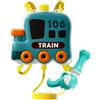 Harilla Zaino con spruzzino d'Acqua per Giocare all'aperto, con Spallacci Regolabili, per Bambini e Bambine. Serbatoio con Tubo Flessibile per Giochi, Treno