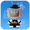 NRIUFIOS Mr. Puzzles Peluche, Puzzlevision, Peluche SMG4, Animali di peluche