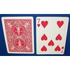 US Playing Card Company Mazzo di carte tutte uguali dorso ROSSO (7 di Cuori)