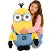 Play by Play Grande peluche XXL, adatto per Stitch, Sonic, Spider-Man, Sesamo Street, Grinch, Minecraft e altro ancora, licenza originale 70-120 cm (Minions Kevin 60 cm)