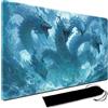 MPLRC PLAYMAT Grande tappetino artistico da gioco con borsa, tappetino personalizzato per carte da gioco per MTG, cuciture ai bordi, compatibile con custodie standard per carte 60 cm x 35 cm (No Zone