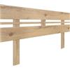 DHOME Testiera in Legno Riciclato MDF Orizzontale Larga con Gambe per Letto con Pallet Ferramenta Inclusa (160x115 Orizzontale Larga, Cambrian)