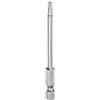 QUARKZMAN T15 Bit Torx di Sicurezza 1/4 Gambo Esagonale 3 Lungo Acciaio S2 Magnetica Antimanomissione Star Bits Cacciavite Testa Torx con Foro per Rimuovere Viti Fissaggio