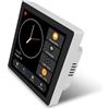 CENMEN Tuya Smart Home Pannello di Controllo Multiplo Zigbee Smart Home da 4 Pollici con Pannello di Interruttori e Schermo Touch Wall - Spina UE