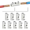 PATIKIL Fascetta per Cavo in Acciaio 10 Pezzi M3 Foro 3,3mm Argento