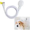 Clydewy Soffione doccia singolo per vasca da bagno, 2 m, tubo in gomma per rubinetti