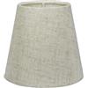 Sinta Paralume Tessuto Coolie Moderno Rilancio Lampada da tavolo E14/E27 Lampada da comodino Lampada da parete Paralume, Ø7.5/19cm,Linen