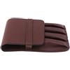 Astuccio retrò in similpelle PU per penne stilografiche, porta matite e 4 penne