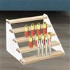 Acrilico Mutilpurpose Espositore Scaffale di Profumo Giocattoli Trucco Scala