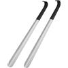Skythrive Calzascarpe Lungo 41.5cm, Calza Scarpe Metallo in Acciaio Inossidabile, Shoe Horn per Uomini Donne Anziani (2 Pezzi)