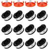 FABULETTA 12 bobine di ricambio per decespugliatore AF100 con 4 coperture 4 molle compatibili per Black and Decker GL280 GL301 e altri modelli