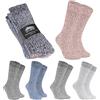 CityComfort Calzini Uomo - Calze Uomo 39-45 Calze Eleganti Uomo Colorate Lunghe Misto Lana Morbide e Calde Pacco Da 2/5 (Multi/Marl, 42-45 EU)
