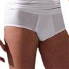 Esge - Slip da uomo a costine sottili, confezione da 5 bianco L