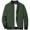 Magcomsen Giacca bomber da uomo, giacca a vento leggera con cerniera integrale, casual, elegante, da esterno, giacche da golf