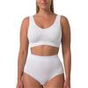 Risalti Reggiseno Senza Ferretto Modellante - Reggiseno Contenitivo Donna Senza Cuciture, Microfibra Elasticizzata, Spalla Larga, Brassiere Donna Comoda, Intimo Seamless - Made in Italy