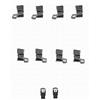 HELLA PAGID 8DZ 355 204-081 Kit accessori, Pastiglia freno,K0297,Sistema frenante,Akebono,per es. CHEVROLET / SUZUKI