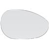 Cora 3319149 Specchio con Piastra, DX, Cromato