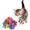 niumanery Hainan, 5 palline in schiuma per gatti, giocattoli a forma di palla di fiore in EVA per cani, cuccioli e gattini da masticare