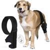JACKANNA Ginocchiera per cani, gamba posteriore e gomito, per sedia a rotelle, gambe posteriori e parassiti, benda a compressione medica con impugnatura in silicone (traspirante, lavabile), per tutte le razze