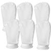 HRTFILTERS Sacchetto filtro a maglia in nylon corto da 400 micron, anello da 10,2 cm, 22,9 cm, per acquari marini (confezione da 6, 400 micron, 10,2 x 22,9 cm)