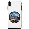 Niseko Ski Resort Winter Landscape Custodia per iPhone XS Max Niseko Hokkaido Giappone Sport Invernali Disegno Sci