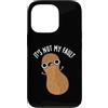 Punny Bone Custodia per iPhone 13 Pro It's Nut My Fault Divertente gioco di parole con arachidi