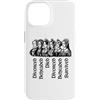 Utopia Sport England Shop Custodia per iPhone 14 Destini delle sei mogli di Enrico VIII Stampa nera