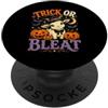 Spooky Goat Society Trick Or Bleat - Cappello da strega di Halloween con capra divertente PopSockets PopGrip Adesivo