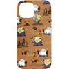 Minions Custodia per iPhone 15 Minions Belloween Haunted All Over Print