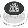 Nuotatore Nuoto Nuotare Accessori Regalo Nuotatore Nuoto Repeat-Swim Pool-fun Nuotare PopSockets PopGrip per MagSafe