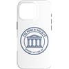 Marble & Mind Custodia per iPhone 16 Pro Cresta di filosofia greca antica Atene Portico Società