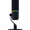 Razer Seiren V3 Pro - Microfono dinamico per streamer con USB Type C e XLR - Supporto Float a 32-Bit - Capsula dinamica da 30 mm - Antiurto integrato e filtro anti-pop rimovibile - RGB | Nero