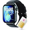 Deutsche Telekom SaveFamily SaveWatch 2 - Smartwatch per bambini, nero e nero, con cinturino in silicone
