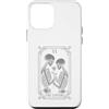 Tarot Card The Lovers Skeleton Goth Hall Custodia per iPhone 12 mini The Lovers Tarocchi Scheletro Gotico Luna Strega Teschio