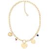 Tommy Hilfiger Collana da donna in acciaio inossidabile Heart Charms Collection