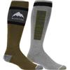 BURTON Calze Tecniche Uomo WEEKEND MIDWEIGHT SOCKS 2-PACK