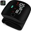 Future Investment Initiative Misuratore di Pressione da Polso Digitale con Display LCD a Colori, Rilevamento Aritmia, Frequenza Cardiaca e Memoria - Bracciale Automatico Portatile con Voce Guida e Batteria Ricaricabile