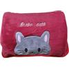 Generico Borsa Acqua Calda Elettrica Ricaricabile con tasca scalda mani riscalda mani piedi (Cat rosso)