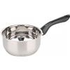BAUMALU - Casseruola Primo - Acciaio Inox - Tutti i fuochi tra cui induzione - Triplo fondo diffusore, distribuzione omogenea del calore - Manico fisso in bachelite - Ø20 cm